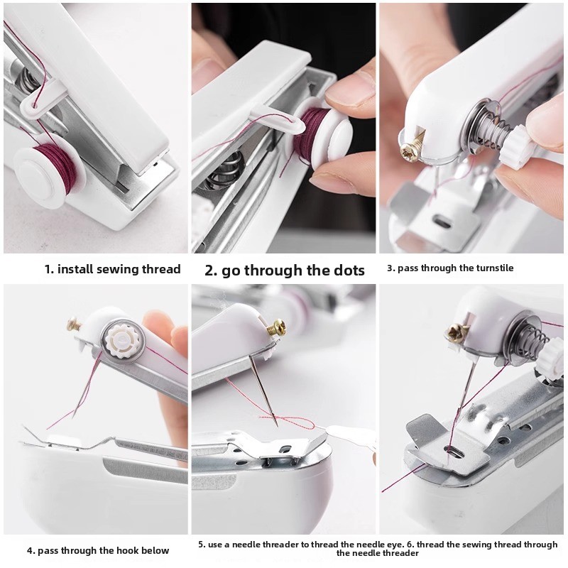 Портативная ручная швейная маш – обзор и цена Mini Electric Sewing Machine Handheld