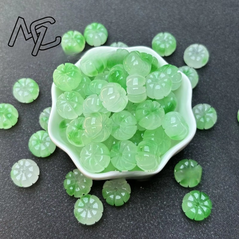 10 шт., зеленые нефритовые бус – обзор и цена Beading