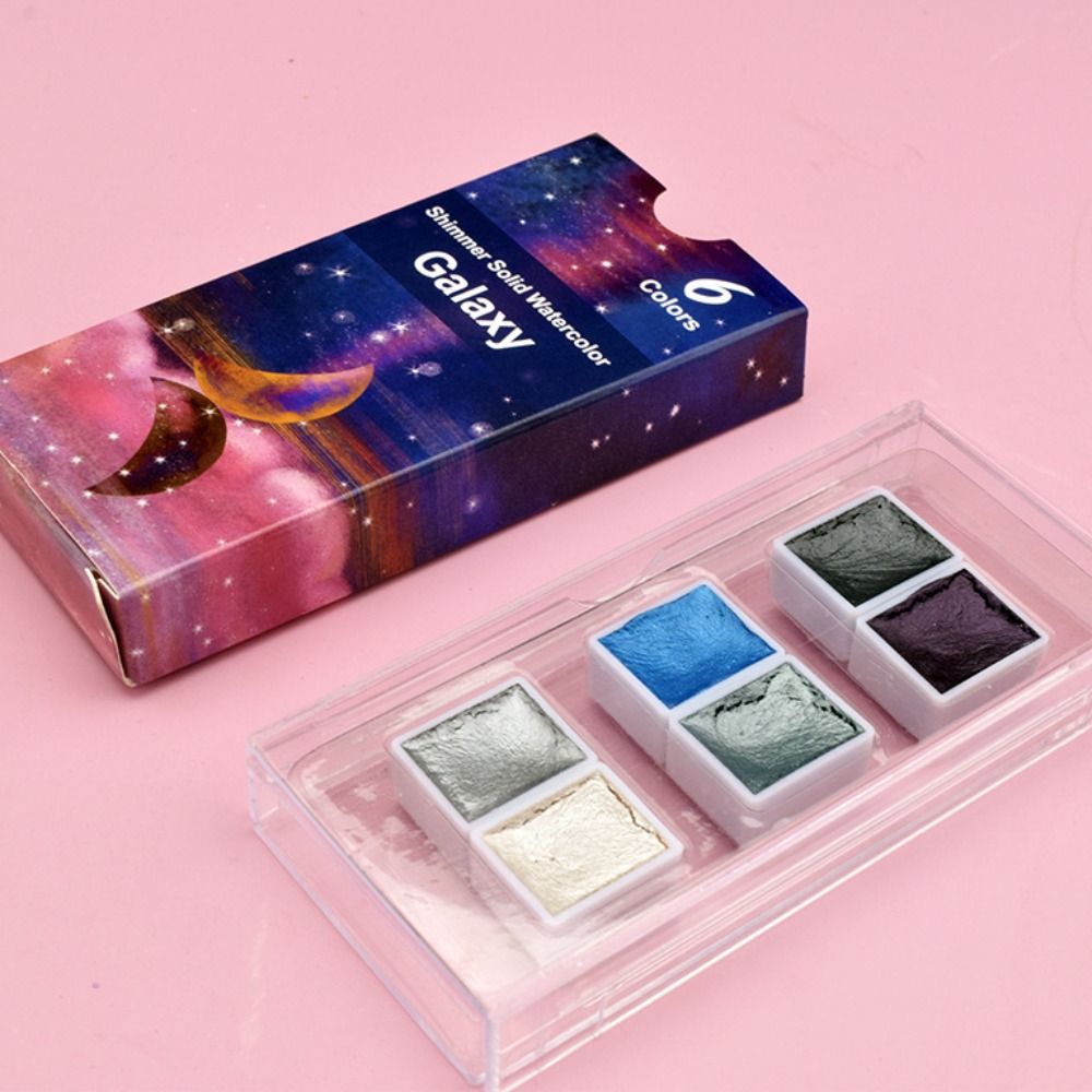 Портативный однотонный набор а – обзор и цена Watercolor Paint Set Solid Pigment