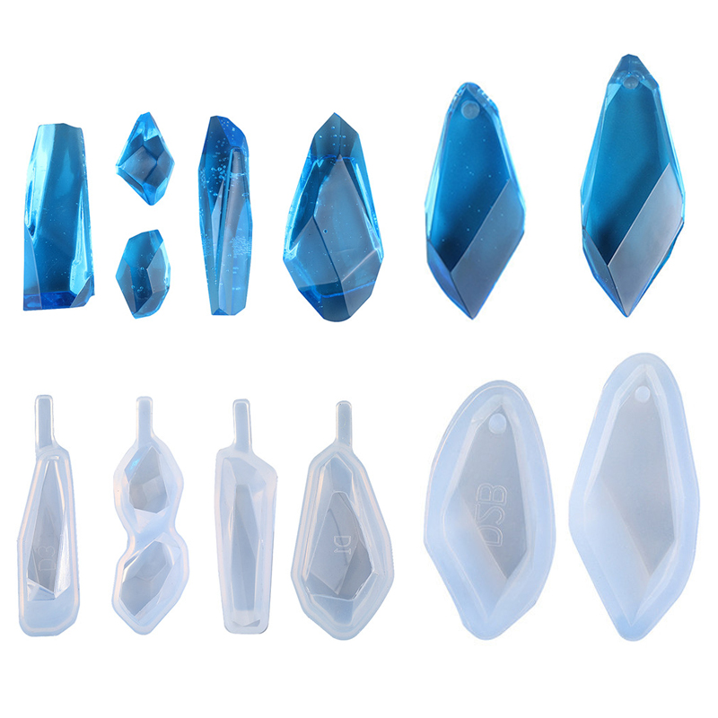 1/6/10 шт., брелок для ключей  – обзор и цена Silicone Epoxy Resin Molds Set