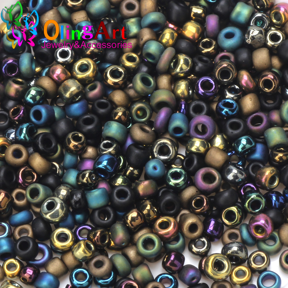 2 мм 3 мм 4 мм покрытие матово – обзор и цена Glass Seed Beads 2Mm Jewelry Making