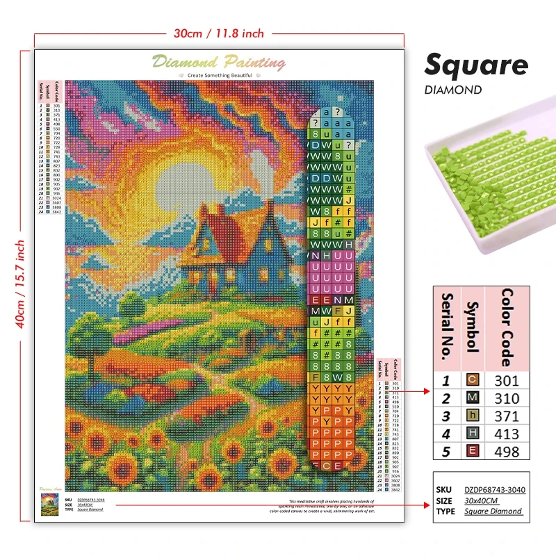 Набор для создания алмазной мо – обзор и цена 5D Diamond Painting Kit Full Drill