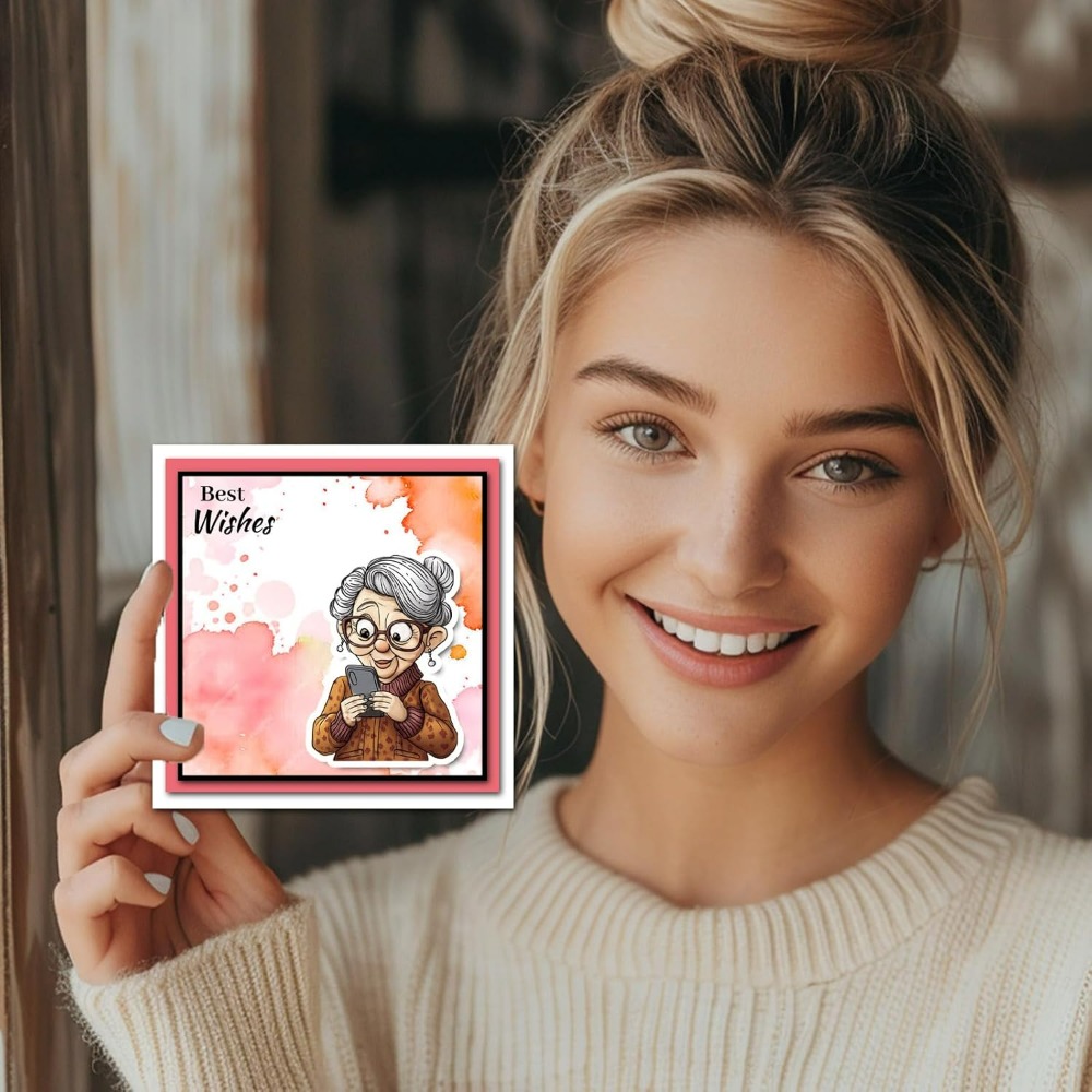 Прозрачные штампы улыбающейся  – обзор и цена Clear Silicone Stamps For Card Making