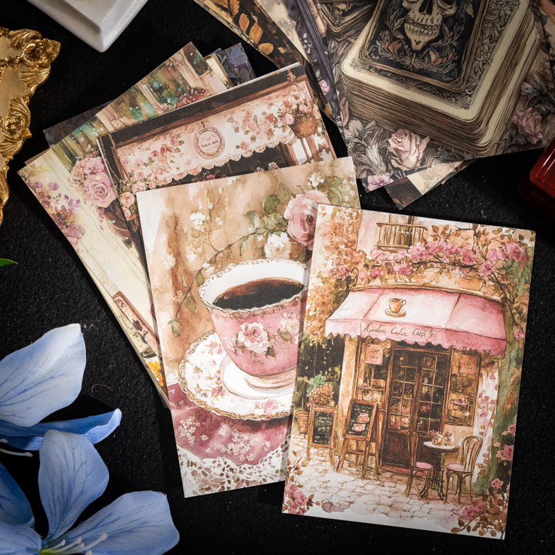 JIANQI 100 шт., ретро бумажный – обзор и цена Vintage Junk Journal Scrapbooking Paper