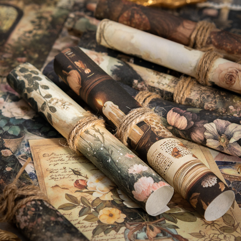 JIANQI 100 шт., ретро бумажный – обзор и цена Vintage Junk Journal Scrapbooking Paper