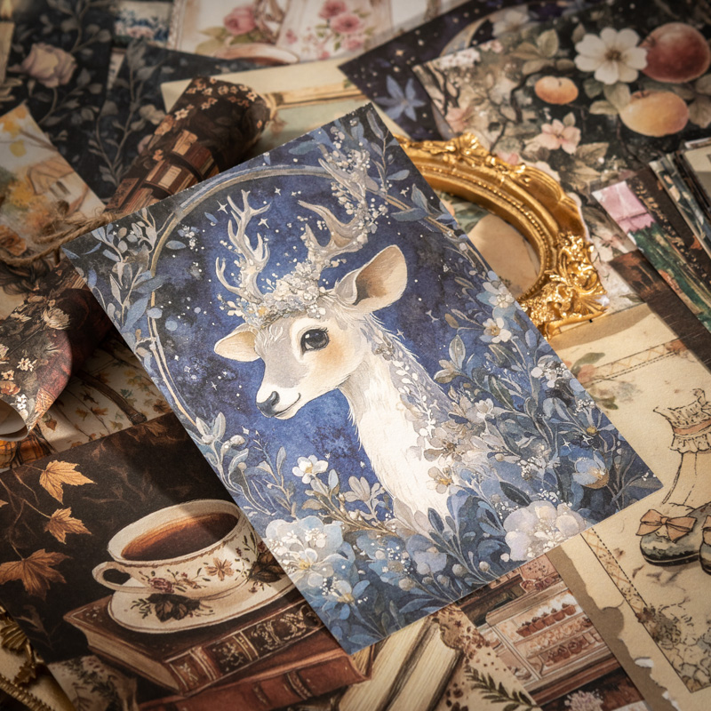 JIANQI 100 шт., ретро бумажный – обзор и цена Vintage Junk Journal Scrapbooking Paper